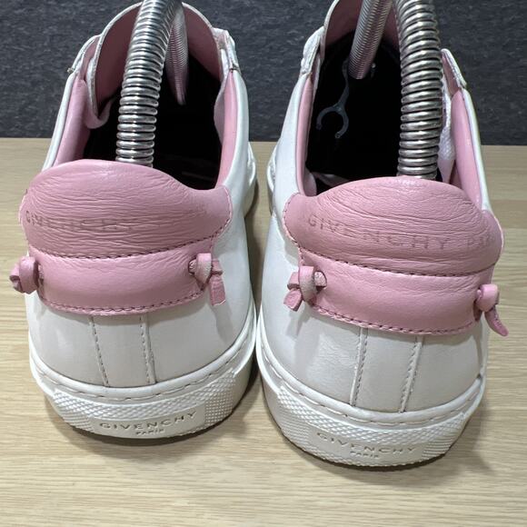 Givenchy Urban Knots Womens Size 38 White/Pink Leather Low Top Sneakers - Picture 4 of 11